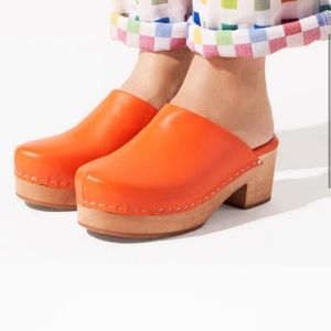 Charlotte Stone Martino Low Heel Clog, Size 8 shoe